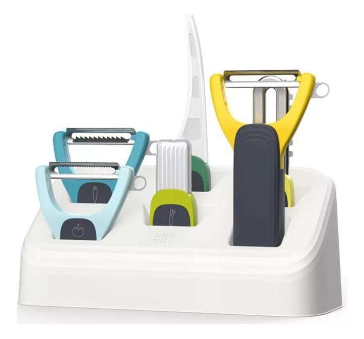 KIT PELADOR DE VERDURAS Y FRUTAS 6 EN 1